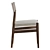 Elegant Porada Sveva Chair 3D model small image 3