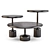 Fucina Tavolotto: Elegant Steel Coffee & Side Tables 3D model small image 1