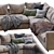 Ikea Vimle: Stylish and Functional Sofa 3D model small image 2