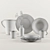 Elegant Stoneware Tableware by ZARA HOME 3D model small image 5