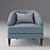 Parker Knoll 150 Fitzroy Chair 3D model small image 14