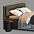 Gray Haven: Stylish Bedroom Retreat 3D model small image 2