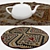 Versatile Round Carpet Set: 6 Unique Designs 3D model small image 3