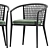 Outdoor Set: Erica 19 Chair & Mirto Table 3D model small image 4