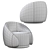 ABBRACCI Modern Armchair 3D model small image 6