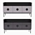 Modern Stylish Chest of Drawers: UNO, 140cm 3D model small image 2