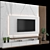 Modular TV Wall: Stylish and Customizable! 3D model small image 4