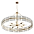 Grid Panel Chandelier 3D model small image 1
