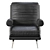 Modern Black Armchair: Sleek Design, 2015 Version 3D model small image 2