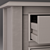 Grey Camille Chest of Drawers: Elegant Storage Solution 3D model small image 4