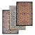 Luxury Rug Collection Set - Premium Quality Textures 3D model small image 1