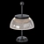 Elegant Crystal Glass Table Lamp 3D model small image 2