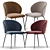 Elegant Ergonomic Minna Chair 3D model small image 2
