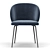 Elegant Ergonomic Minna Chair 3D model small image 3