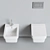 Erika Pro Q Toilet Set 3D model small image 2