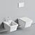 Erika Pro Q Toilet Set 3D model small image 5