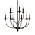 Elegant Hart Chandelier: Modern Lighting Masterpiece 3D model small image 1