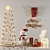 Festive Christmas Decor Set 3D model small image 1