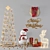 Festive Christmas Decor Set 3D model small image 7