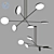 Lesti 120cm Chandelier: Elegant Illumination by Lampatrone 3D model small image 1