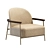 Elegant Sejour Lounge Chair by Gubi 3D model small image 1