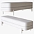 HC28 Cosmo Barry Bench: Modern Elegance 3D model small image 2