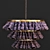 Vintage Crystal Chandelier - Elegant Lighting Fixture 3D model small image 1