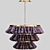 Vintage Crystal Chandelier - Elegant Lighting Fixture 3D model small image 8