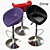 Table Chair - Modern Minimalist High Stool  Sleek, Versatile & Stylish 3D model small image 3