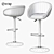 Table Chair - Modern Minimalist High Stool  Sleek, Versatile & Stylish 3D model small image 4