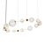 Modern LED Pendant Light with Transparent Balls 3D model small image 2