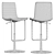 Dual Design Bar Chair 3D model small image 5