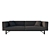 Modern 3-Seater Sofa - Stylish and Spacious 3D model small image 2