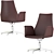 Office Chair Set 15: 3D Design Variety 3D model small image 4