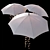Illuminated Garland Umbrellas: Stunning Yard Decor 3D model small image 2