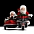 Festive Santa Claus Decor - Saves Time in Rendering 3D model small image 4