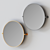 Elegant Pivot Round Mirror 3D model small image 1