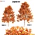Tupelo Trees: Natural Beauty Blossoming 3D model small image 1