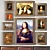 Classic Art Frames: David & da Vinci - Wood Textures, Various Sizes 3D model small image 1