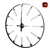 Elegant Silver Wall Clock 3D model small image 1