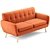 Josephine Modern Petite Sofa 3D model small image 1