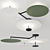 Flat 5922 LED Ceiling Lamp 3D model small image 1