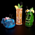 Tropical Tiki Glass Set 3D model small image 1