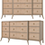 Etoile Dresser: Elegant and Versatile Storage 3D model small image 1