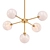 Elegant Molecular Pendant Light 3D model small image 1