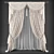 Elegant Window Drapes 3D model small image 1