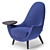 Regal Comfort: Poliform Mad King Armchair 3D model small image 5