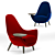 Regal Comfort: Poliform Mad King Armchair 3D model small image 6