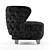 Elegant Heritage Annabelle Armchair 3D model small image 3