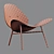 Pedersen Easy Chair by Bernhardt Design 3D model small image 5